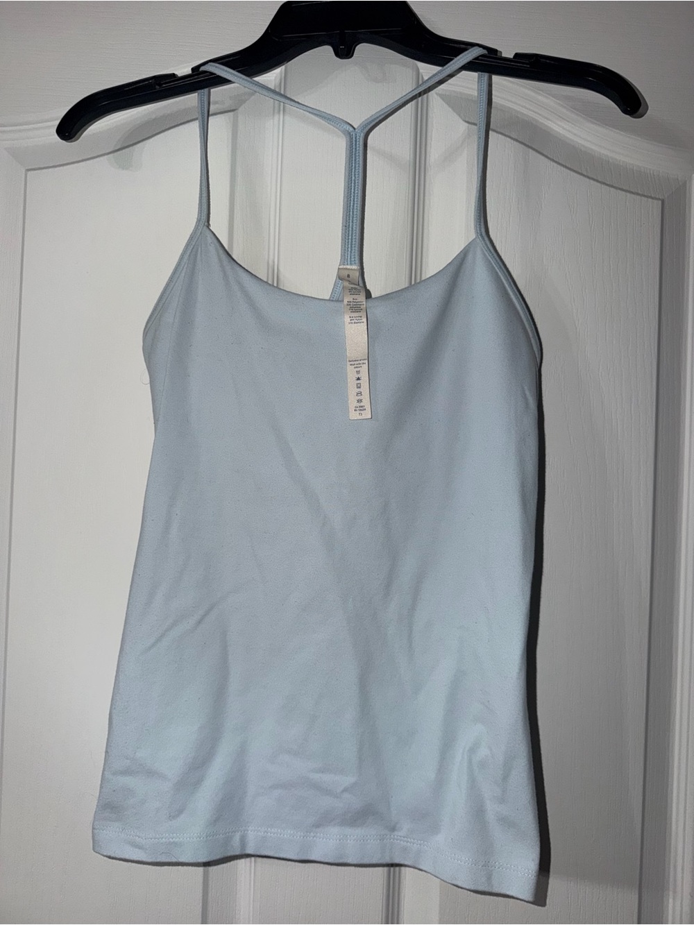 Lululemon Light Blue Strappy T-Back Camisole Top